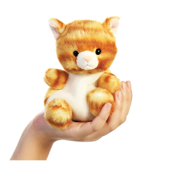 Plüsch Katze, Meow, braun-creme, Palm Pals, 13cm, Aurora World