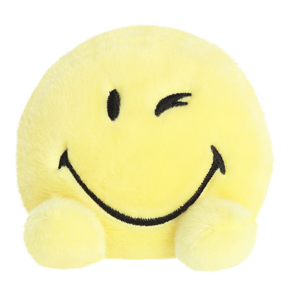 Plüsch Smiley Wink Zwinker, gelb-schwarz, Palm Pals, 13cm, Aurora World