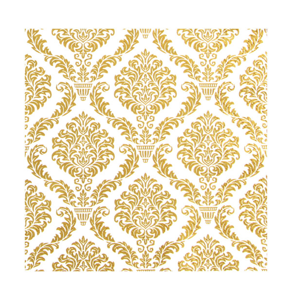 Home Fashion Papierservietten Elegantes Gold, 33x33cm