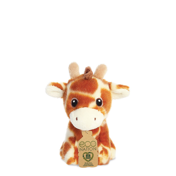 Plüsch Giraffe, Mini Giraffe, Eco Nation, 13cm, Aurora World