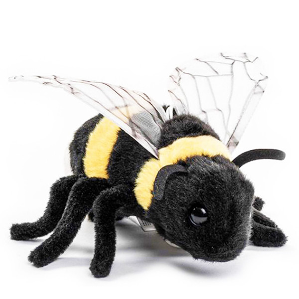 Plüschtier Hummel, gelb-schwarz, 17cm, Uni Toys