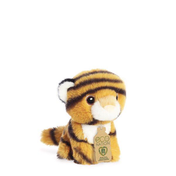 Plüsch Tiger, Mini Tiger, Eco Nation, 13cm, Auroa World