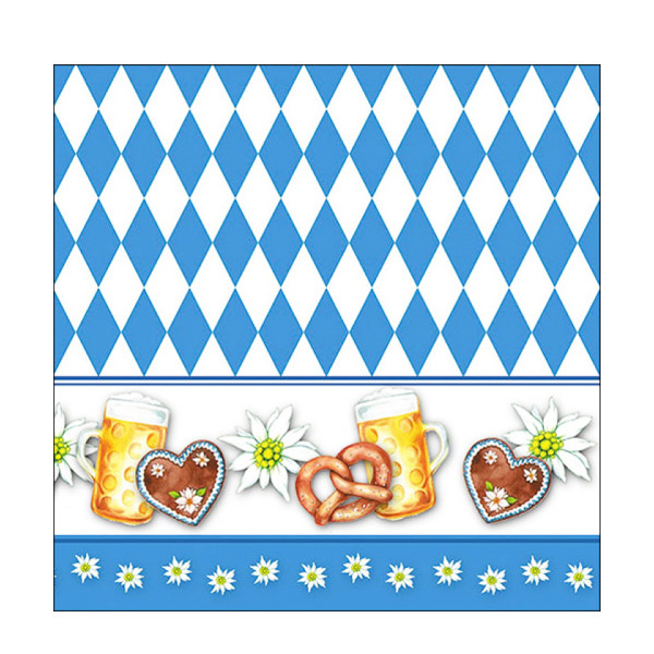 Ambiente Papierservietten Oktoberfest, Lunch 33x33cm