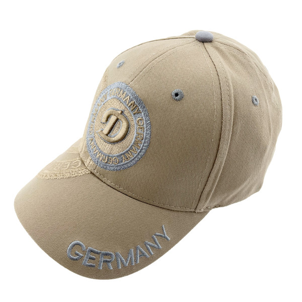 Schildmütze Germany beige-creme, Logo D: Germany