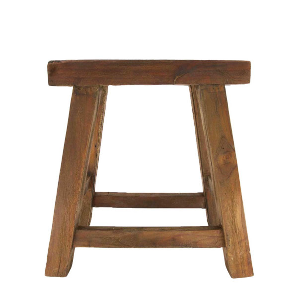 Holzhocker Teak, Hocker Teak natur, 40x45cm, DIJK Natural Collections