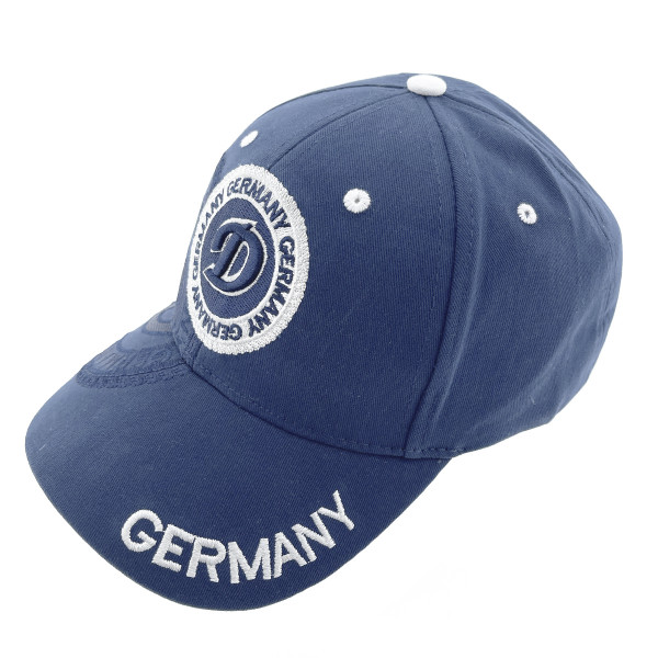 Schildmütze Germany blau, Logo D: Germany