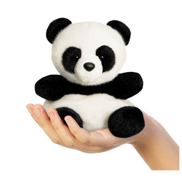 Plüsch Panda Bamboo, schwarz-weiß, Palm Pals, 13cm, Aurora World