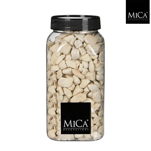 Deko Steine creme, Marbles, 650ml, Mica Decorations